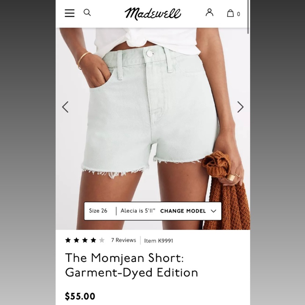 Madewell- The Momjean Short